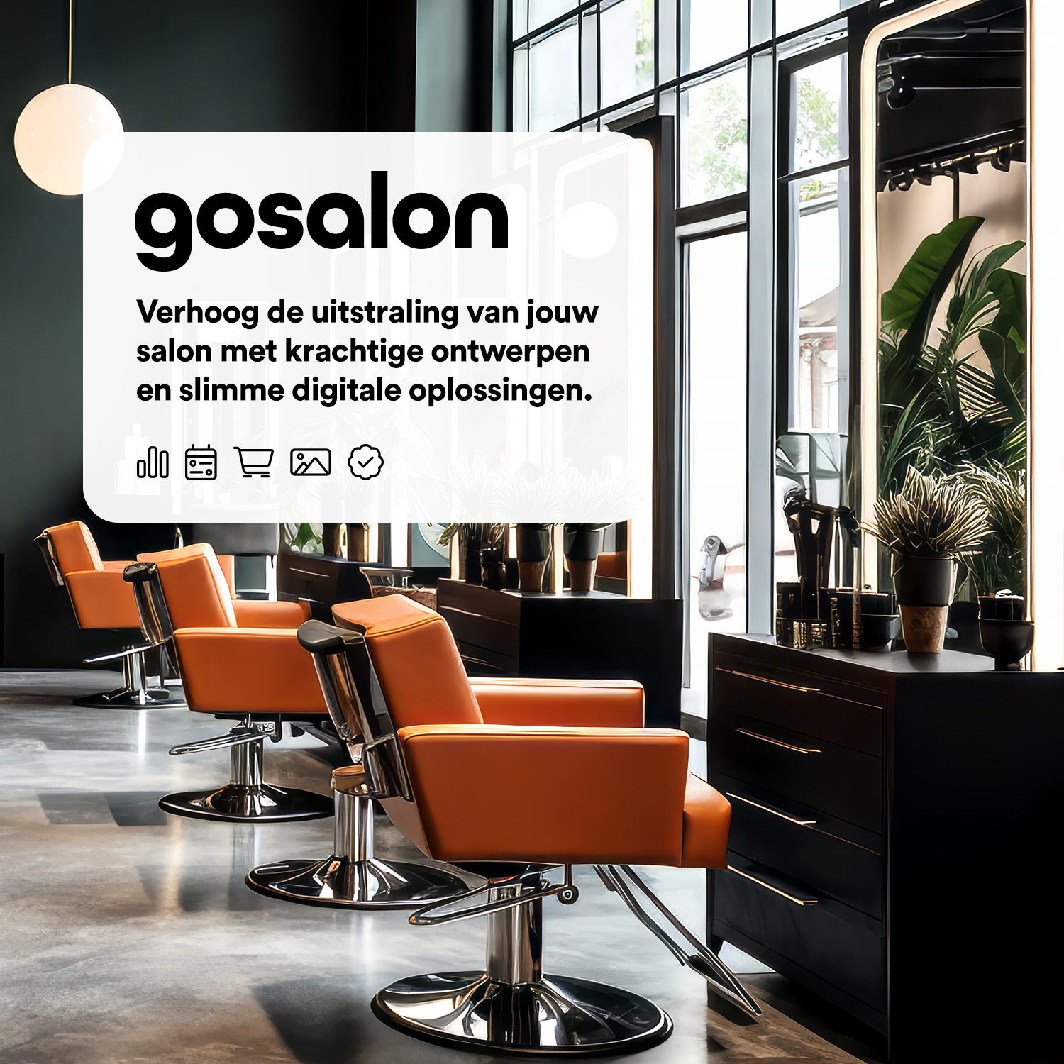 GoSalon Studio - landingspagina, website, webshop - salon websites